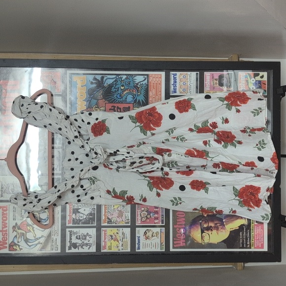 Free People - BomBom Floral Printed Mini Dress - Picture 8 of 8